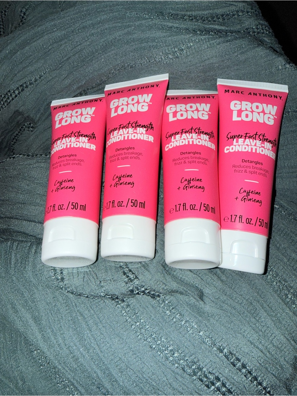 Marc Anthony Grow Long Leave-In Conditioner - Pink & White Tubes